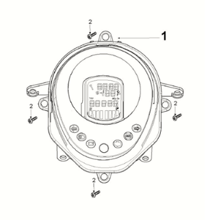 Speedometer Peugeot Django 125 EFI E5 2021-2022