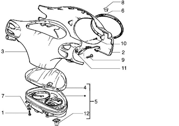 Kilometr Piaggio Liberty 2-suwowy do 2005