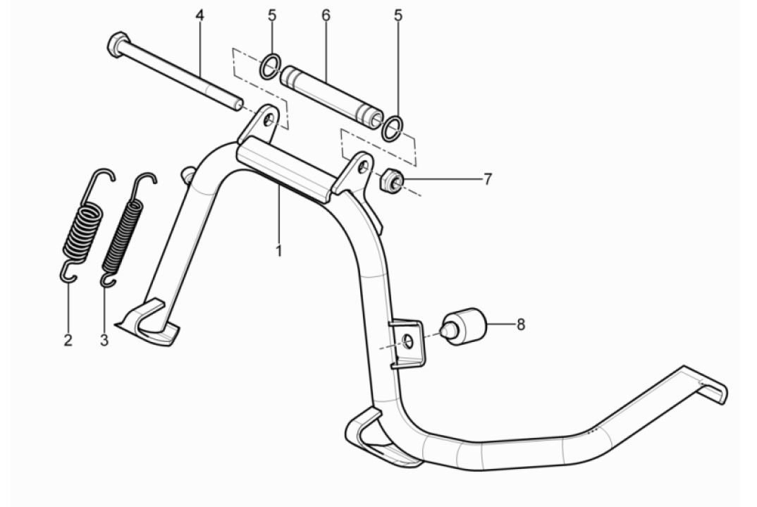 Standardowy/S Piaggio MP3 300 HPE/300 HPE SPORT E5 ABS 2020-2022 (EMEA)