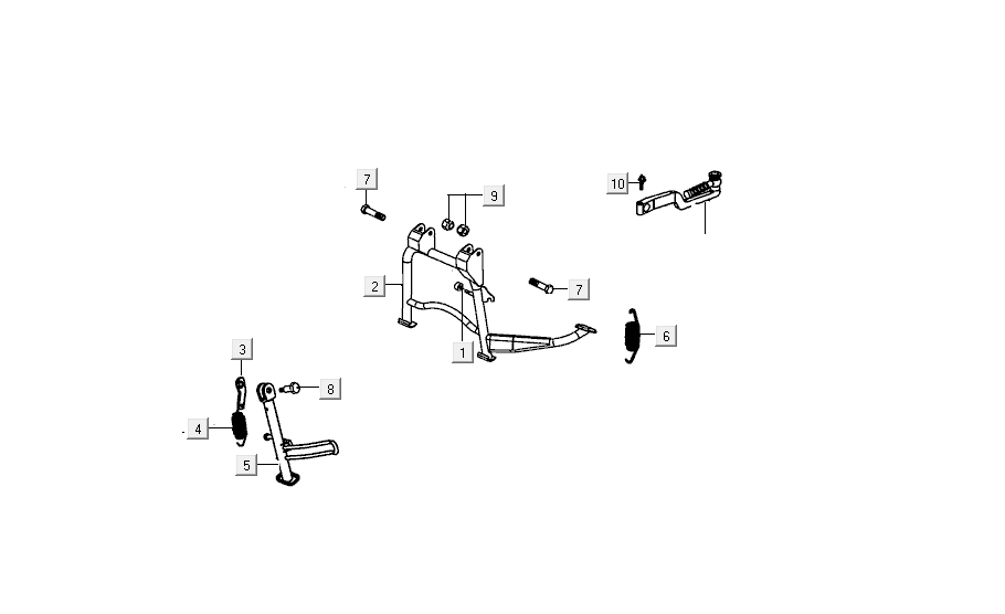Standardowy kymco agility FR 12' 4-suwowy euro4 czarny