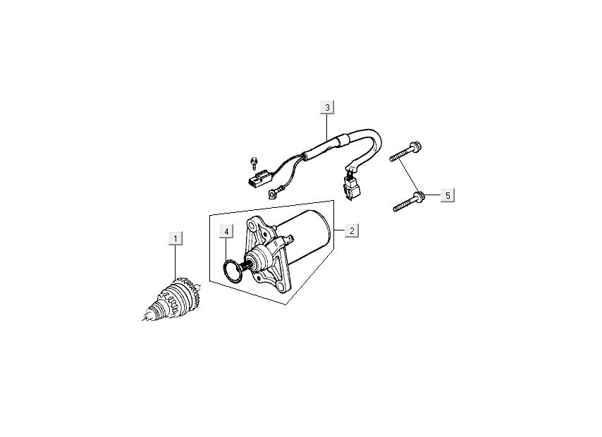 Rozrusznik - bendix Kymco People 2-suwowy ciemnoszary