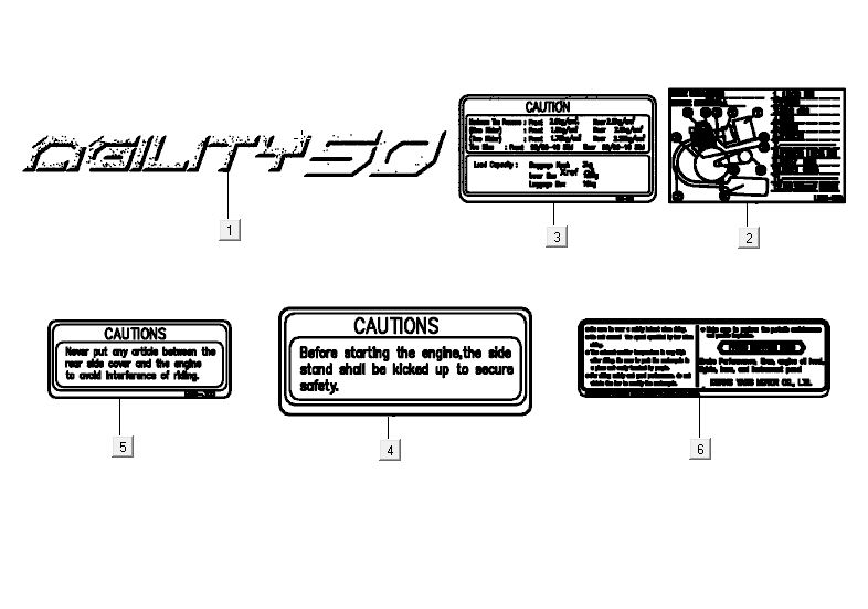 Naklejki Kymco Agility Fat 12' 4-suwowy czarny długi