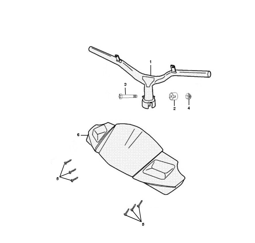 Kierownica Peugeot Jet force C-tech 2-suwowy