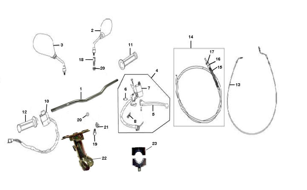 Kierownica Rover Fun 4-suwowa