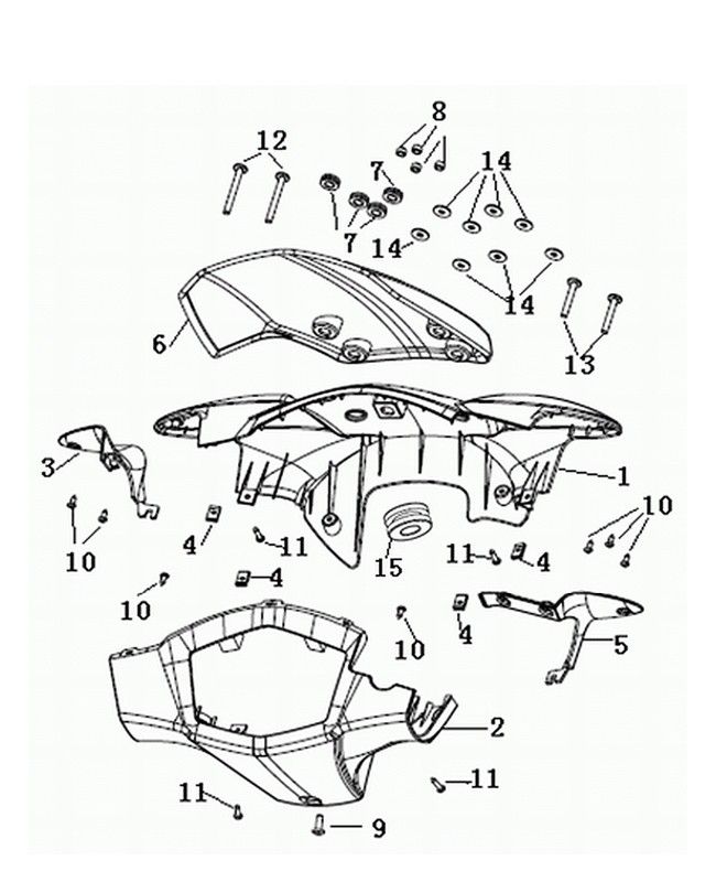 Bagażnik kierowniczy Generic Roc czerwony 2010 2-suwowy 25