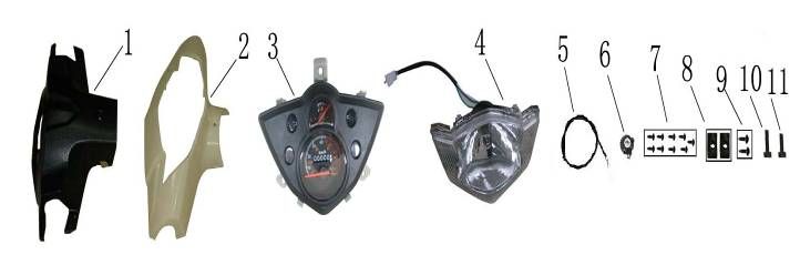 Czapka kierownicy AGM Fly biały