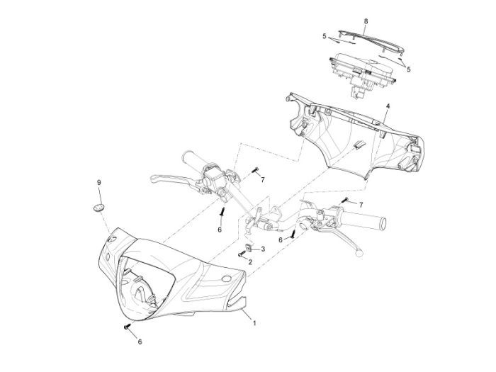 Kółka Piaggio Liberty 4-suwowa czarna 98/a