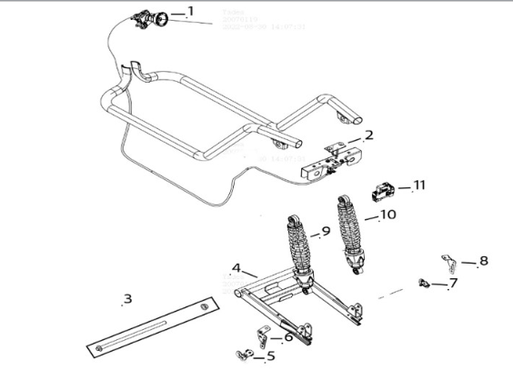 Układ zawieszenia Yadea E8S