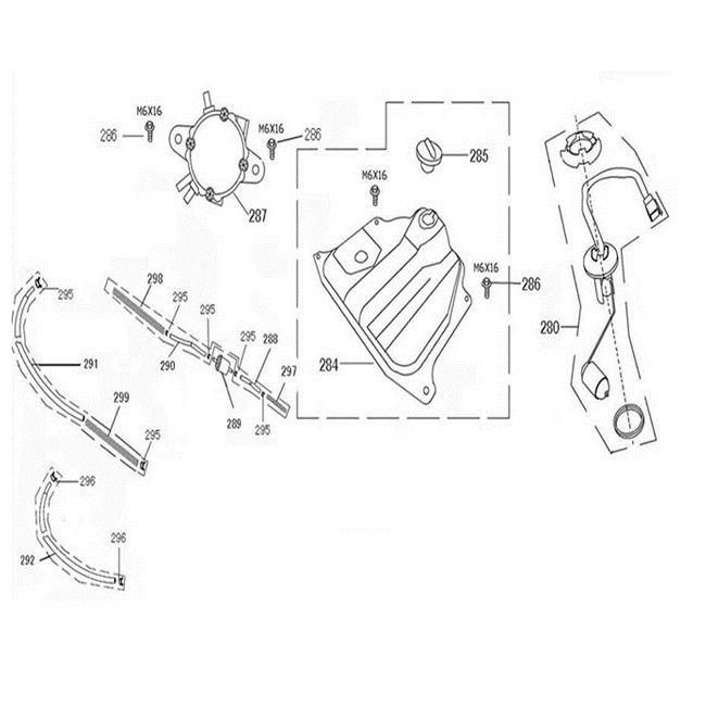 Zbiornik paliwa Chiny Joy/Legend Euro4
