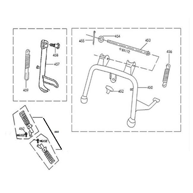 Side Center Stojak China Grande Retro