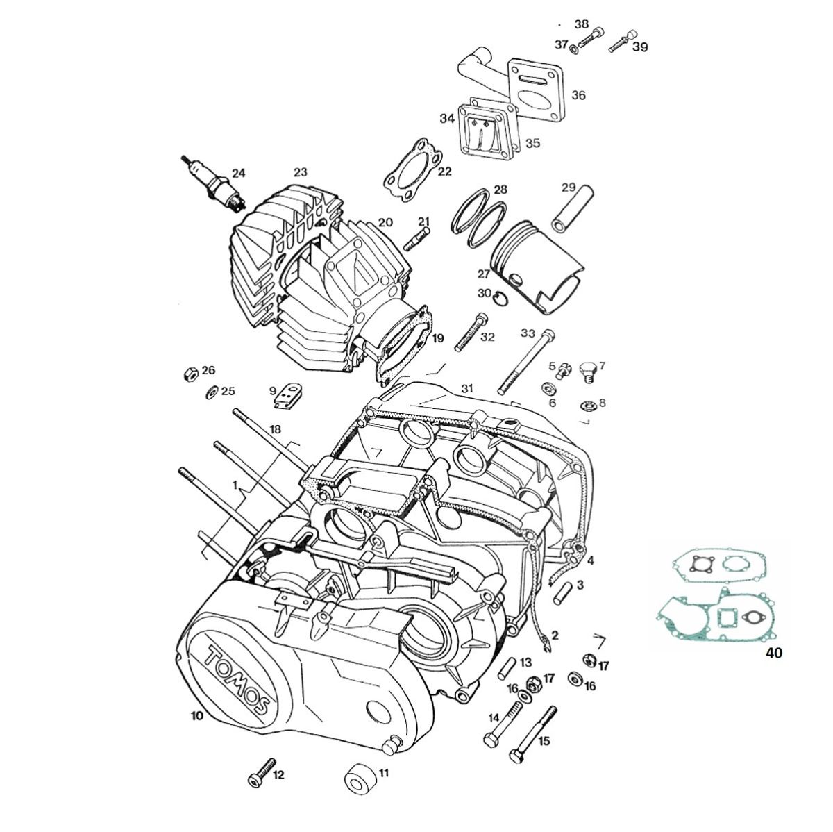 Carter Tomos STANDARD QUADRO LUXE 1996-1997