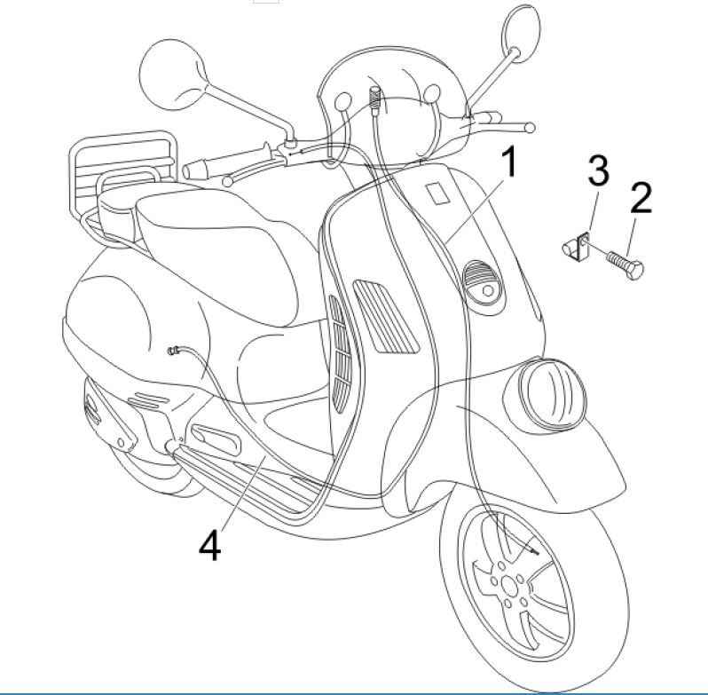 Skrzynie biegów Vespa GTV 250 4T 4V IE