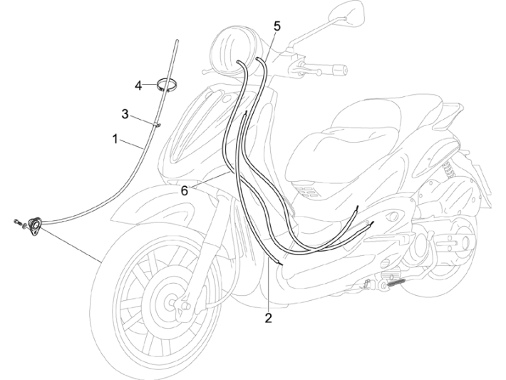 Przekładnie Piaggio Beverly 500 E3 2007-2012
