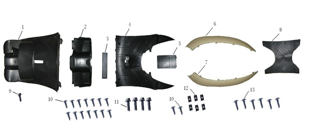 Podnóżek - Legshield Lintex HT50QT-39 4-suwowy