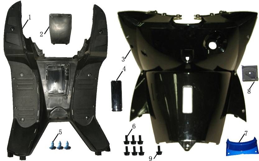 Deska biegowa China Touring niebieski