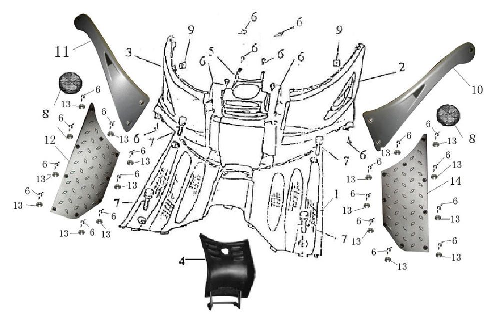 Deska do biegania Eagle-Wing Torino niebieski kremowy