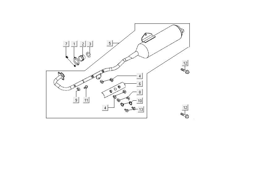 Wydech Kymco MXU 150