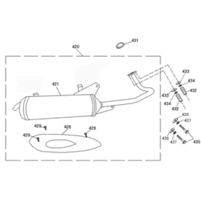 Wydech AGM Nowy Flash brązowy