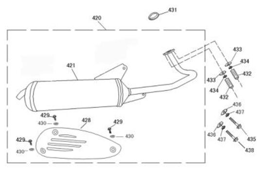 Wydech AGM SP50 płaski antracyt