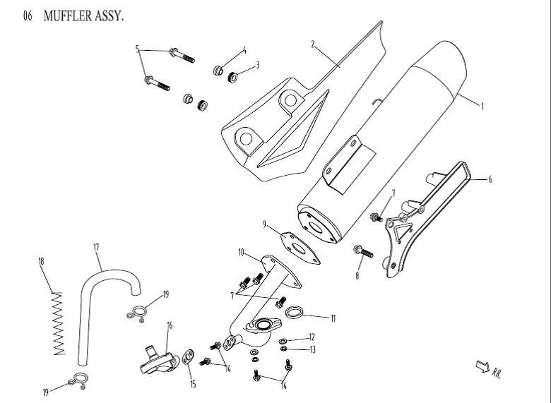 Wydech AGM Venom czarny