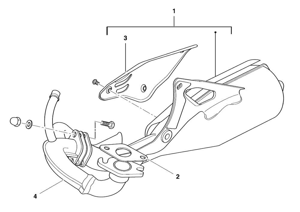 Wydech Beta Ark-k AC srebrny 2006 2-suwowy 25