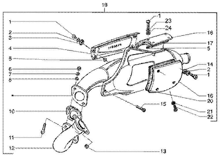 Wydech Gilera Runner 180cc FXR 2-suwowy