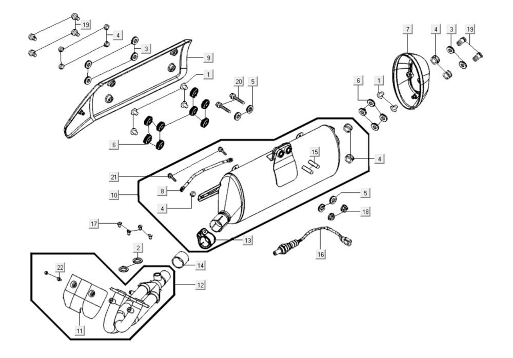 Wydech Kymco Myroad 700i