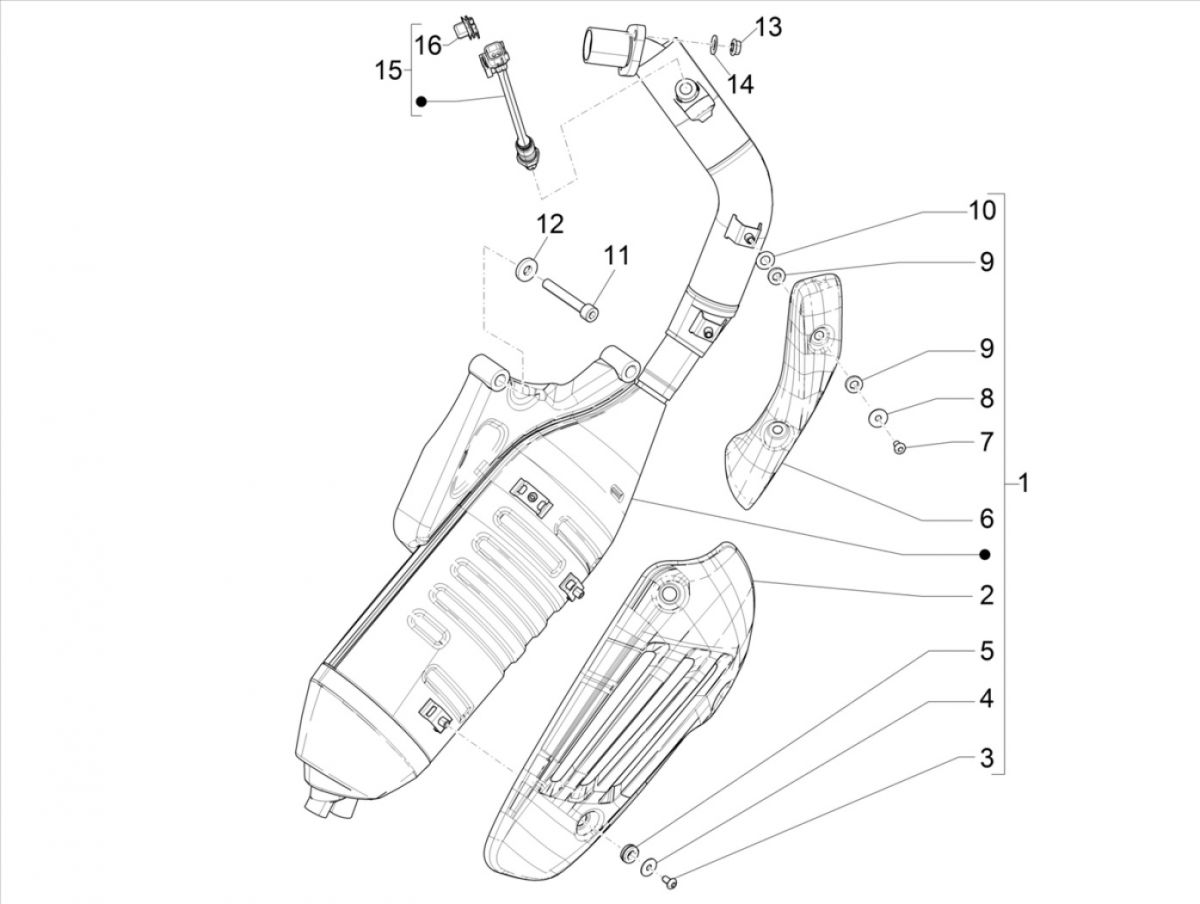 Vespa Sprint 125 4T 3V IE ABS E5 2021 wydech (EMEA)