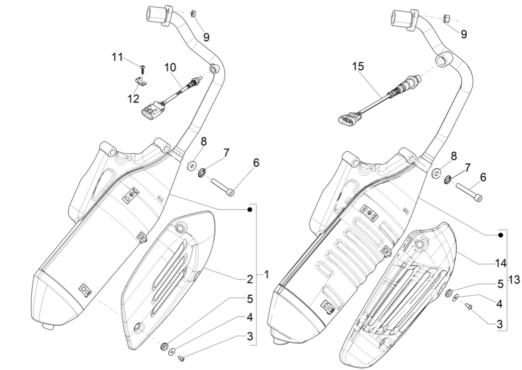 Wydech Vespa Primavera 125 4T 3V IE ABS