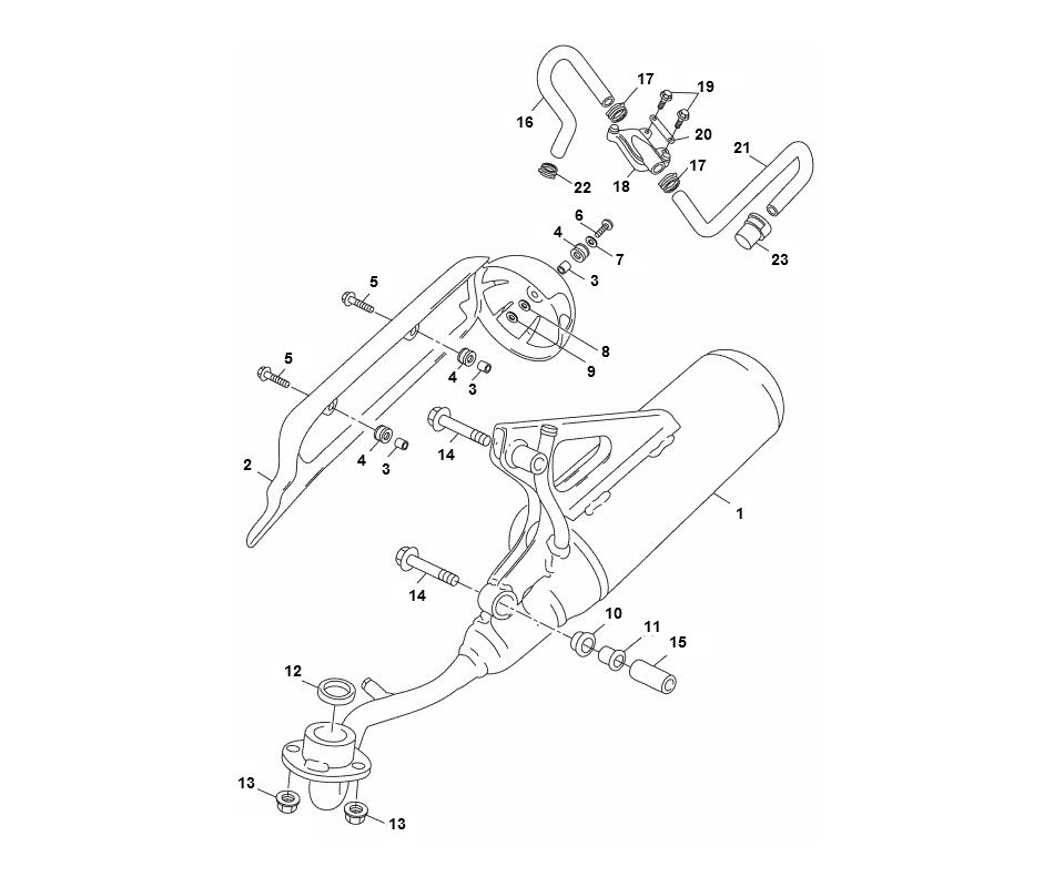 Wydech Yamaha Aerox 4-suwowy 2014
