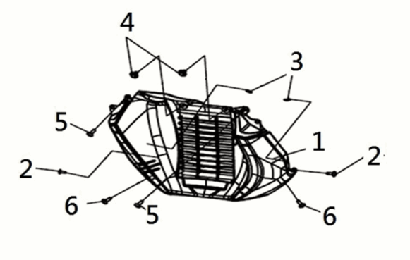 Under spoiler Sym Joymax Z 125i E5 2022