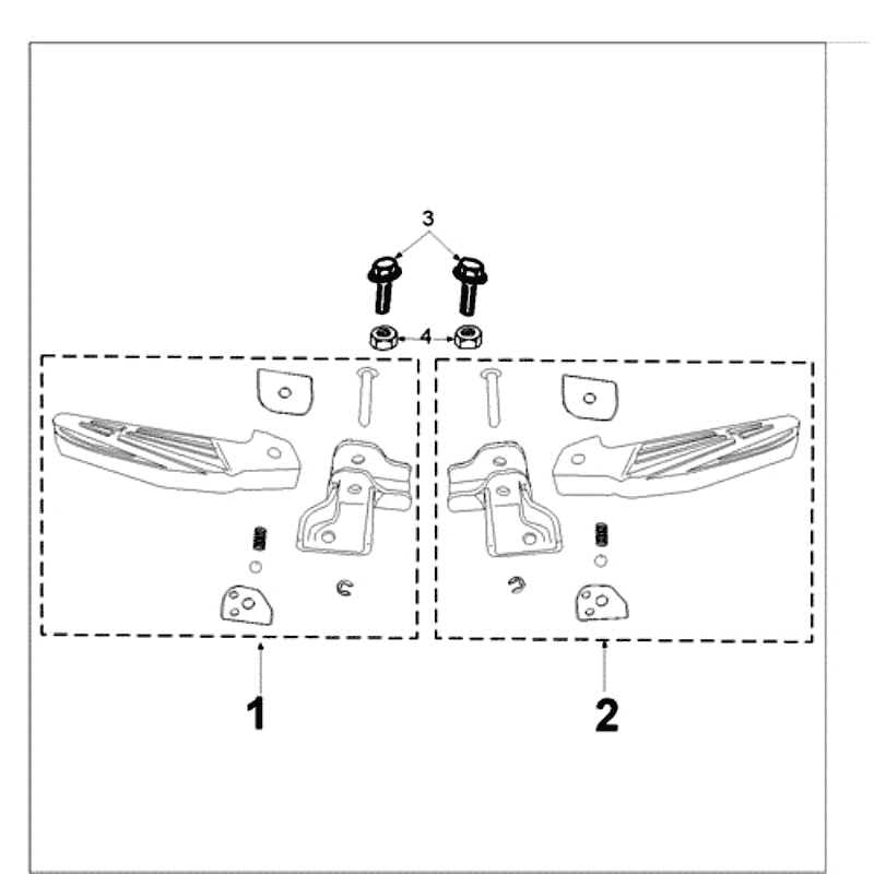 Podnóżek Peugeot Tweet Evo Euro4 oryginalny