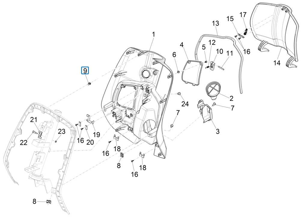 Walizka Vespa Eletrica 45 KM/H E5 2021 (EMEA)