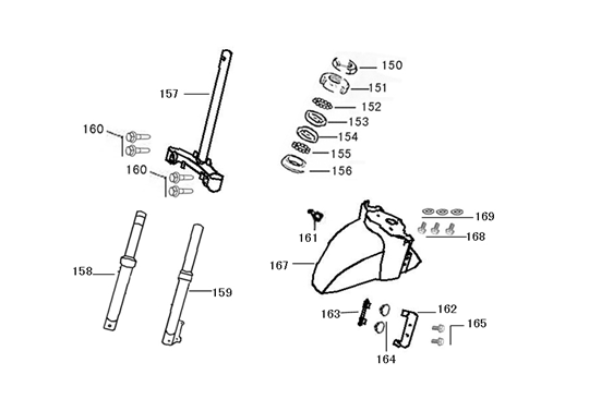 Błotnik przedni Edwards Maple V50-2 matowy antracyt
