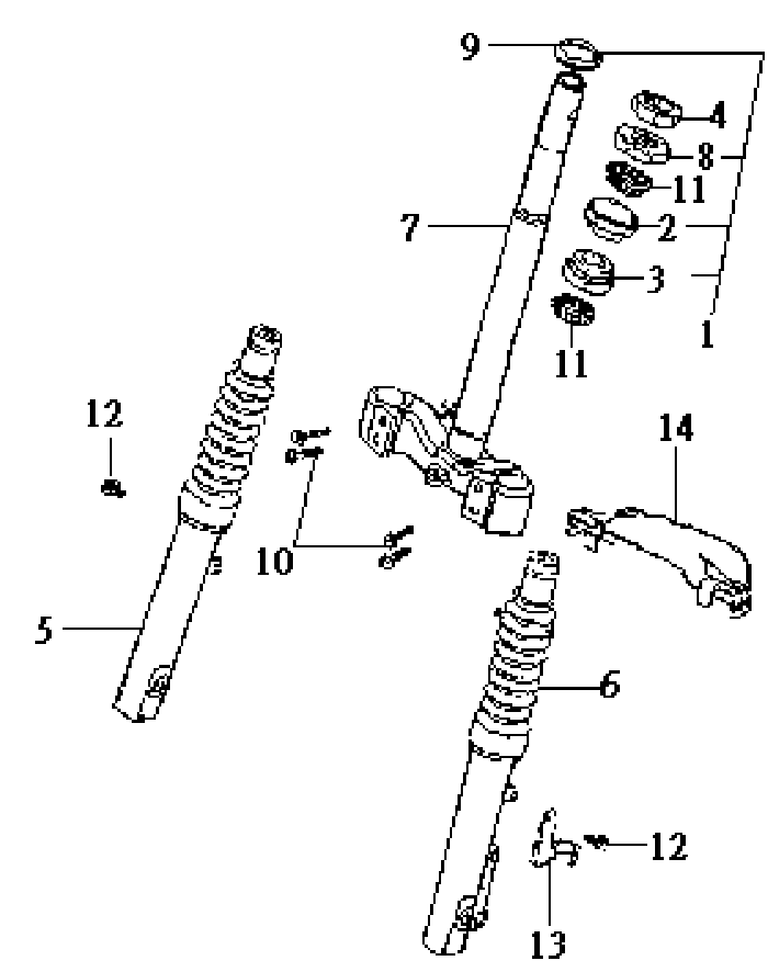 Zestaw słuchawkowy przedni Sym DD50 niebieski