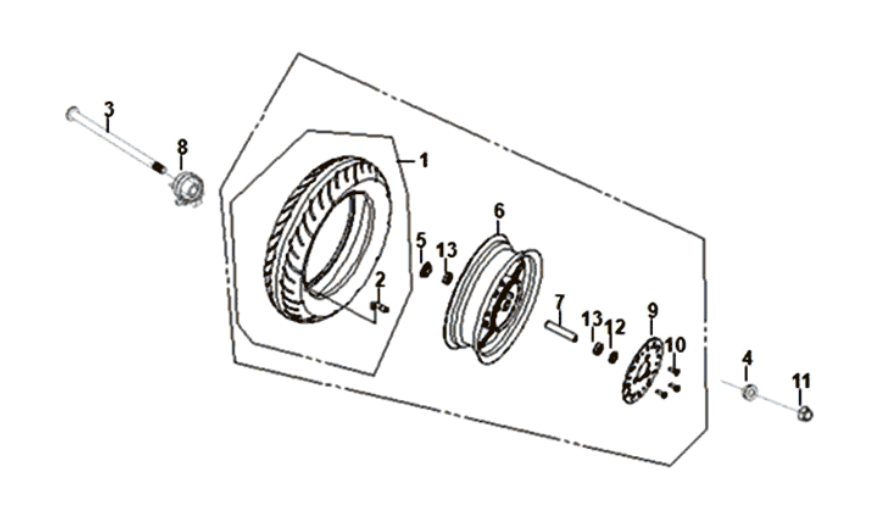 Kupić Sym Fiddle II euro4 (WH-006) Białe