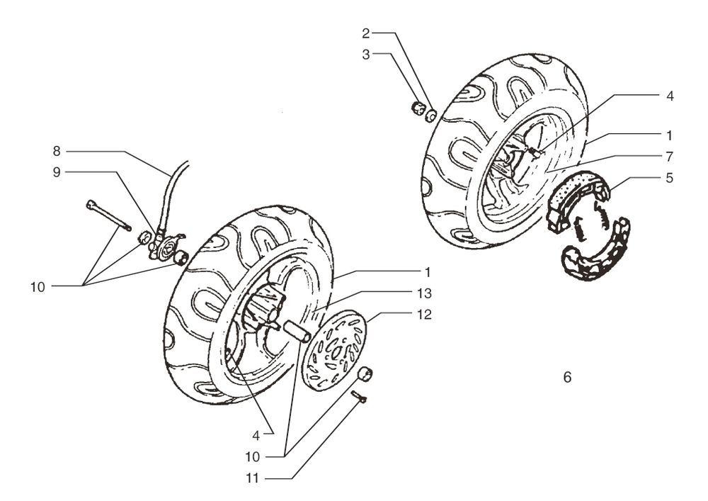 Koła Beta Ark-k AC czarno-szare 2008 2-suwowy 25