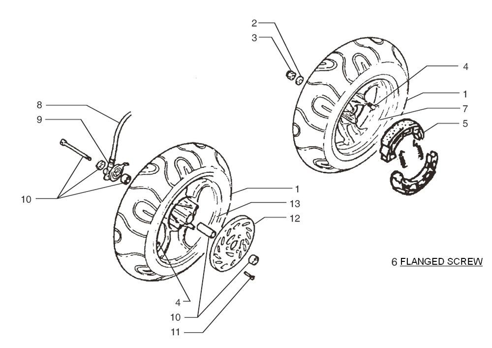 Koła Beta Ark-k AC czarne 2008 2-suwowe