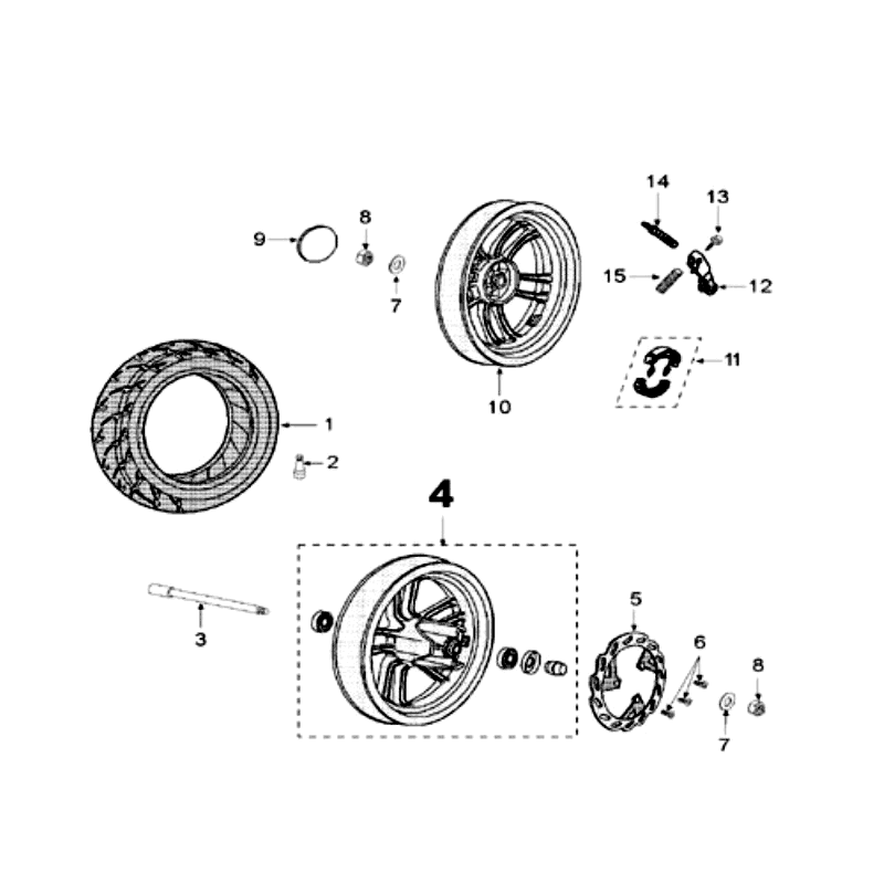 Felgi Peugeot Speedfight 3 AC Czarny