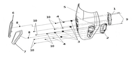 Wind screen Sym Joymax Z 125 E4
