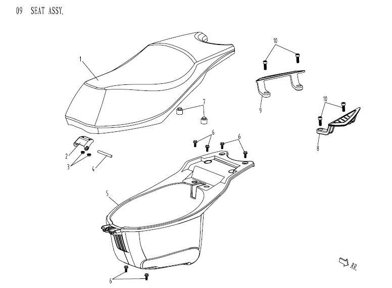 Torebka siodelkowa Buddy AGM Venom czarny