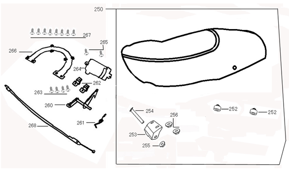Siodelko Buddyseat Chiny Classic S czarny