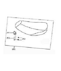 Siodelko Buddyseat Pronto San Remo krem