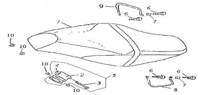 Siodelko China GT czarne