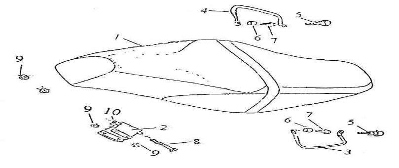 Siodło Killerbee Custom 125cc