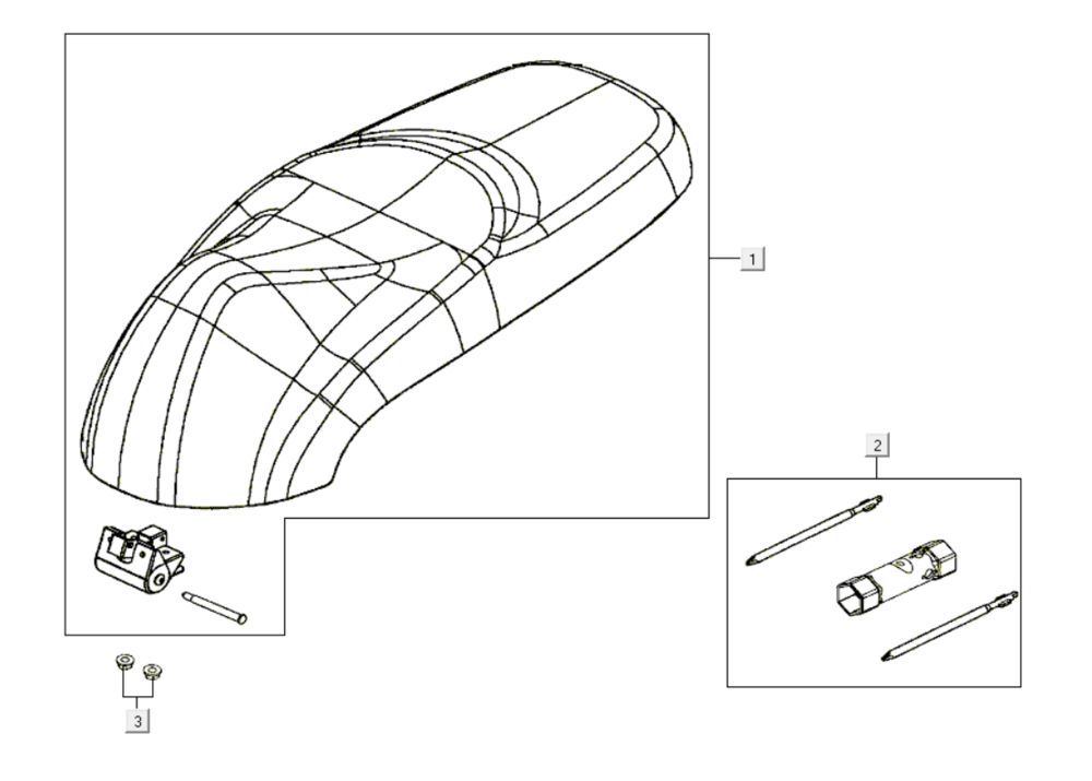 Siodelko Kymco Like 200i Czarne