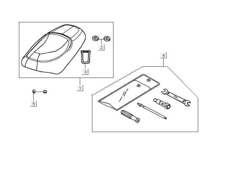 Siodelko Kymco Yup 2t ac srebrny