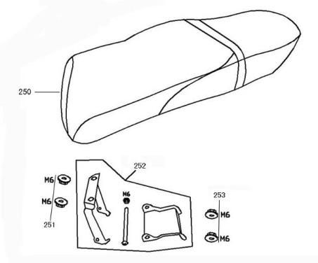 Siodelko Neco Borsalino Oro czarne