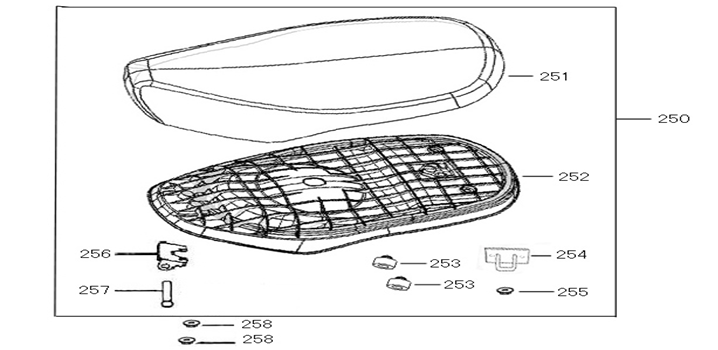 Siodelko Znen Revival białe