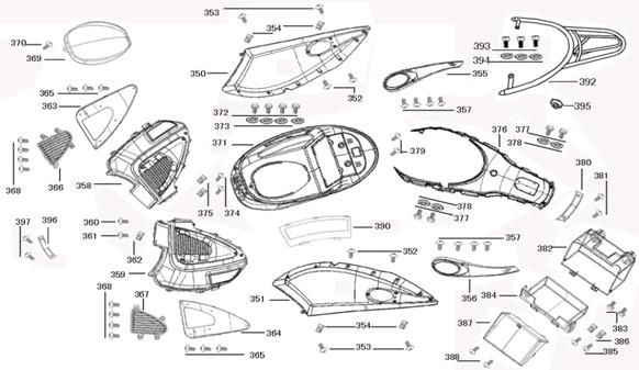 Czapki boczne AGM Joy brązowe